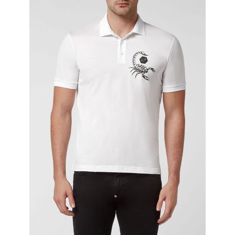 Philipp Plein Polo Shirt Men White